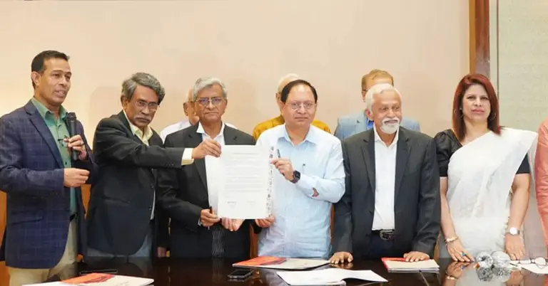 গণফোরামের স্বাক্ষর অনুষ্ঠান